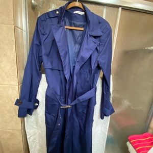 Navy Blue Spring Trench